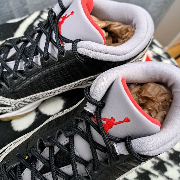 Nike Jordan 11 Low IE Black Cement 919712-006 Men's size 10.5 - Picture 11 of 12